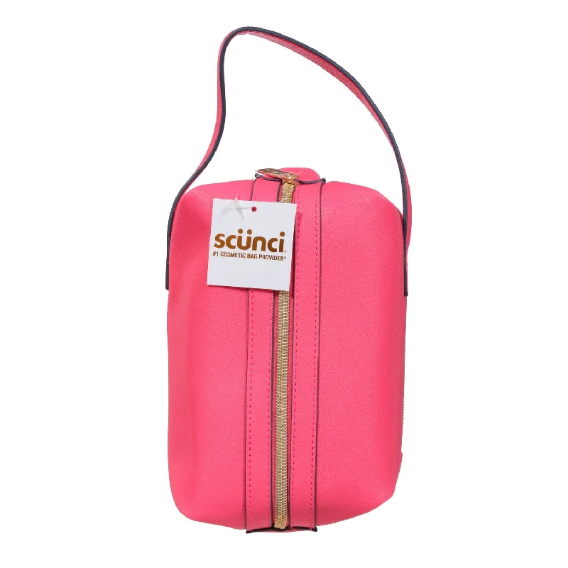 Scunci Allegro Double Zip Cosmetic Bag Pink