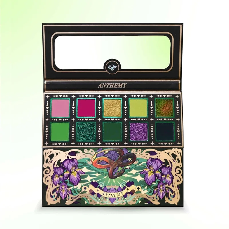 ANTHEMY Gaze Of Green Snake 10-Color Chameleon Eyeshadow Palette T4140