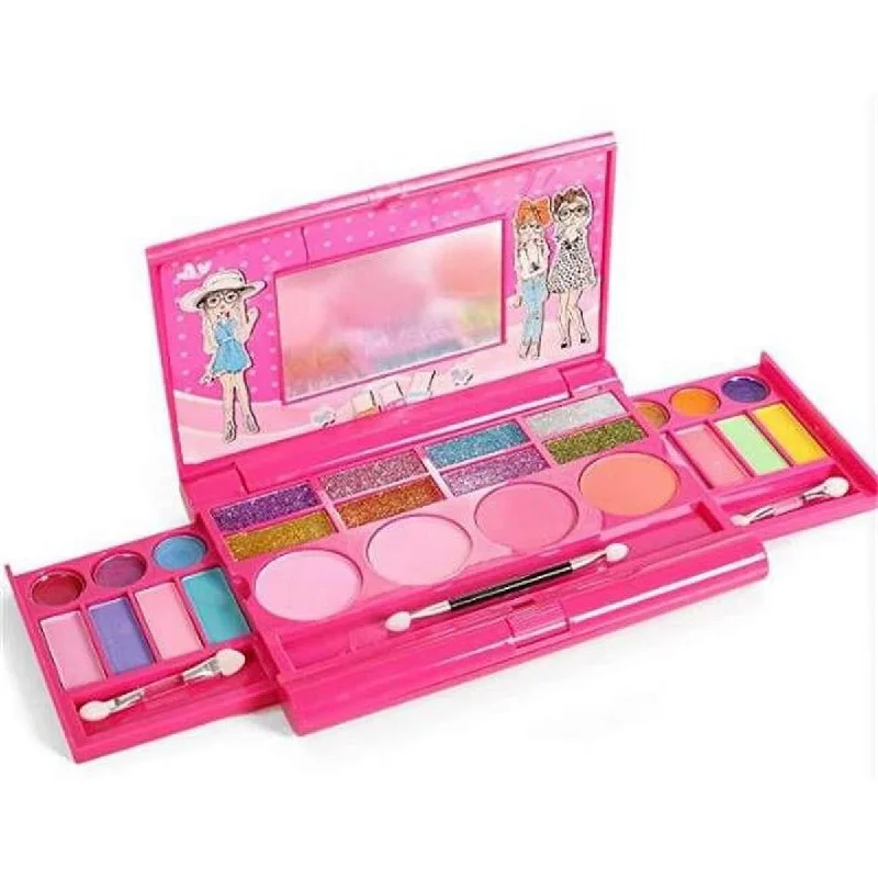 AZ Trading & Import  Princess Girls Deluxe Makeup Palette with Mirror - All-in-One