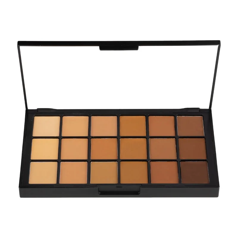 Ben Nye Matte HD Cream Foundation Palette HDFP-14 Olive Brown Palette