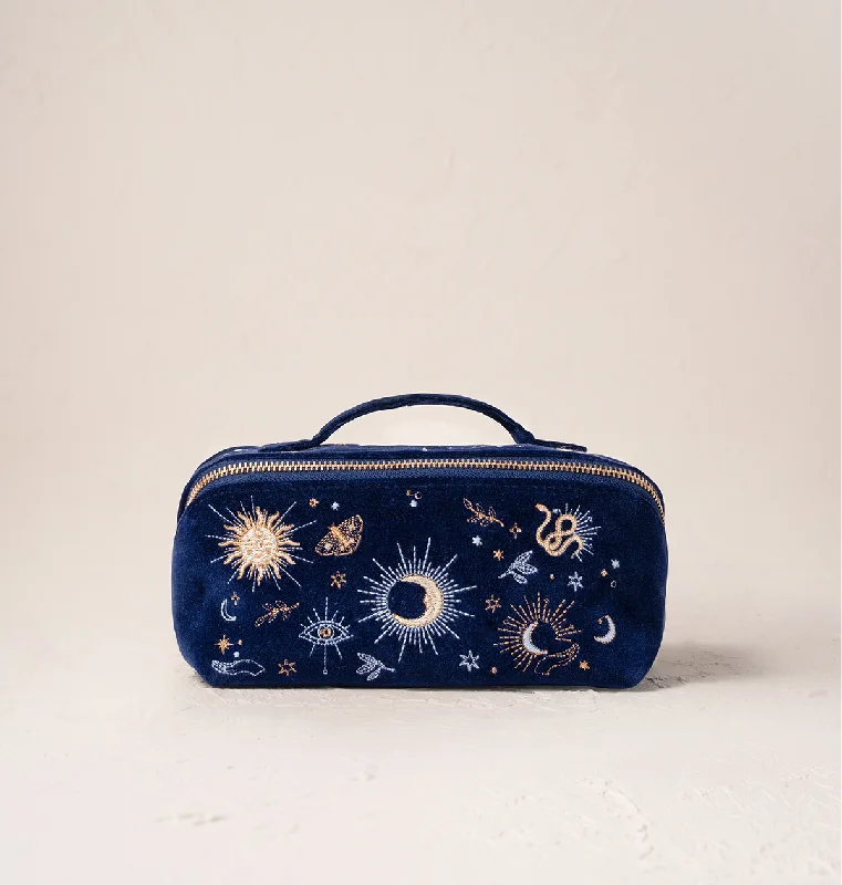 Boho Mysticism Open Flat Makeup Bag