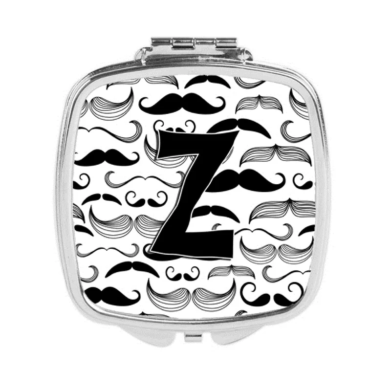 Carolines Treasures CJ2009-ZSCM Letter Z Moustache Initial Compact Mirror