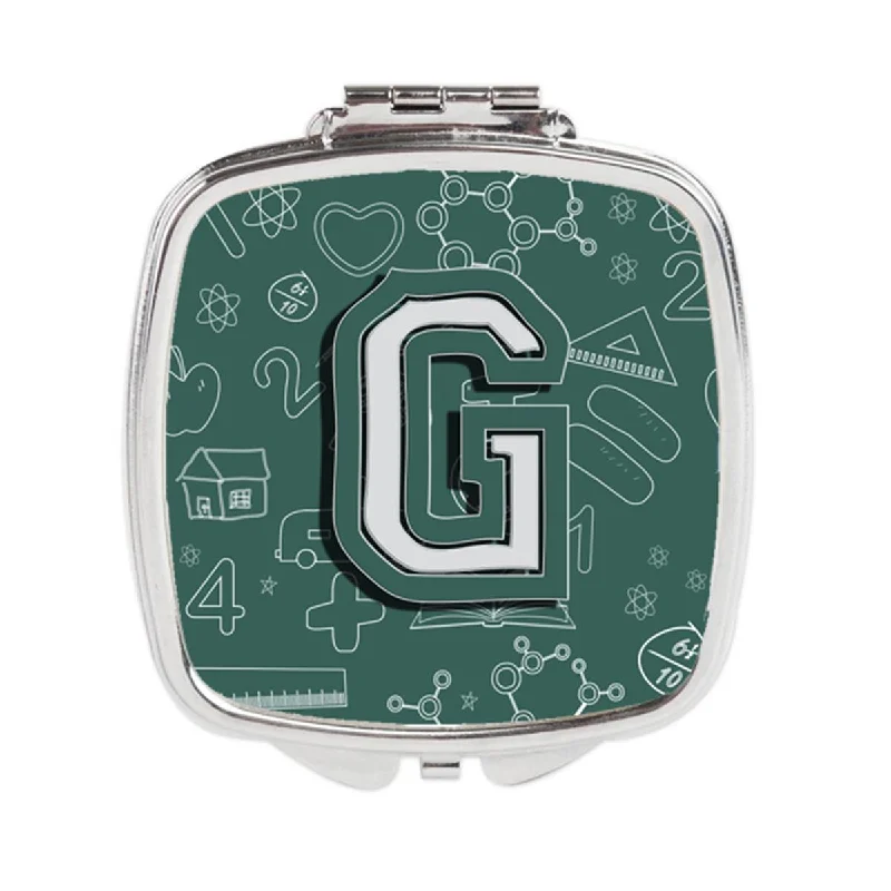 Carolines Treasures CJ2010-GSCM Letter G Back to School Initial Compact Mirror