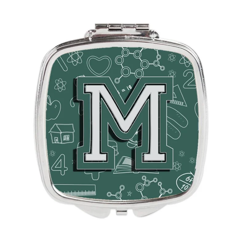 Carolines Treasures CJ2010-MSCM Letter M Back to School Initial Compact Mirror