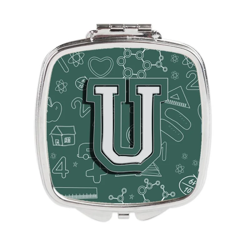 Carolines Treasures CJ2010-USCM Letter U Back to School Initial Compact Mirror