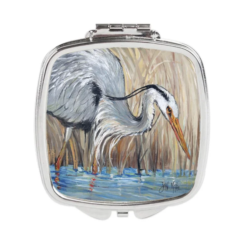 Carolines Treasures JMK1228SCM Blue Heron Compact Mirror