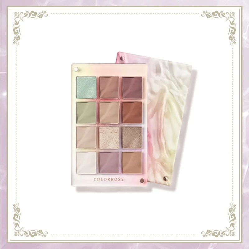 COLORROSE Water Ripple Collection 12 Colors Eyeshadow Palette T4183