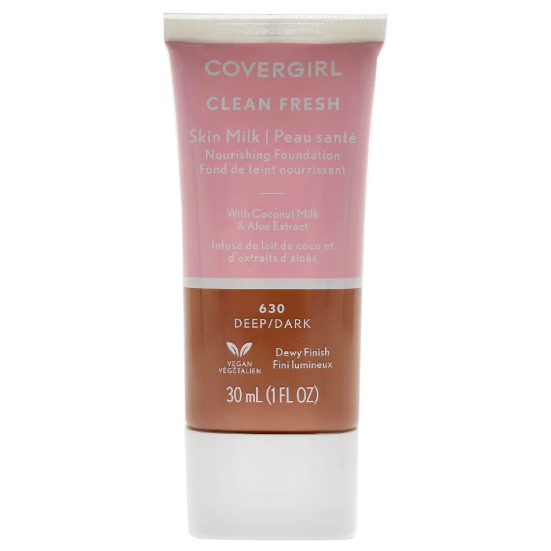 CoverGirl Clean Fresh Skin Milk Foundation - 630 Deep Dark For Women 1 oz Foundation