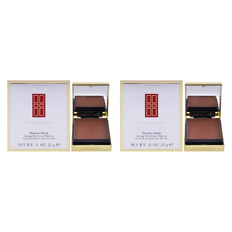 Flawless Finish Sponge-On Cream Makeup - 57 Chestnut by Elizabeth Arden for Women - 0.8 oz Foundation - Pack of 2