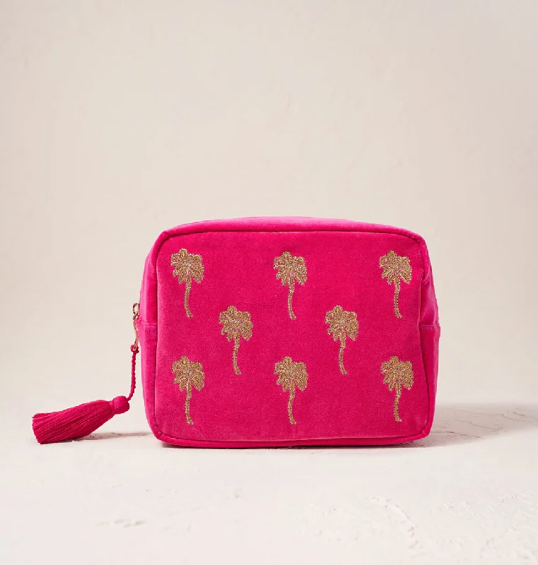 Gold Palm Wash Bag