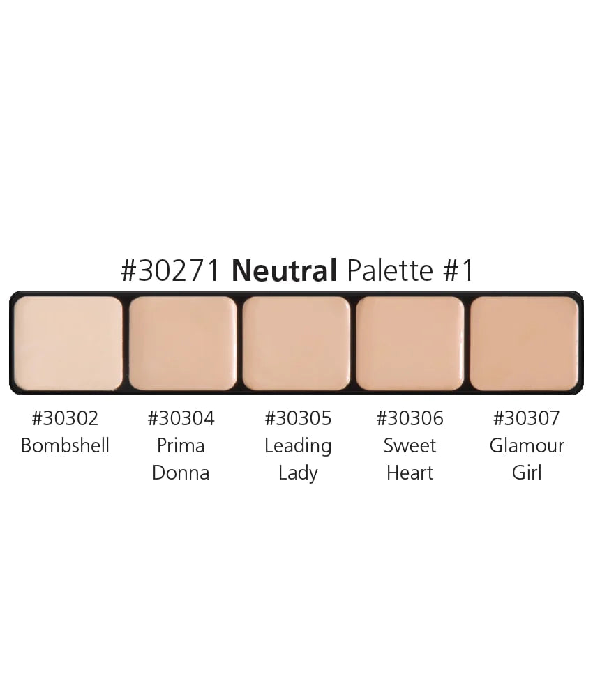 Graftobian HD Glam Creme Palette Neutral #1 - 30271