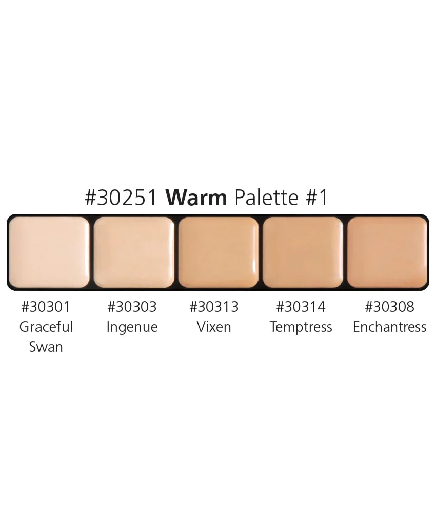 Graftobian HD Glam Creme Palette Warm #1 - 30251