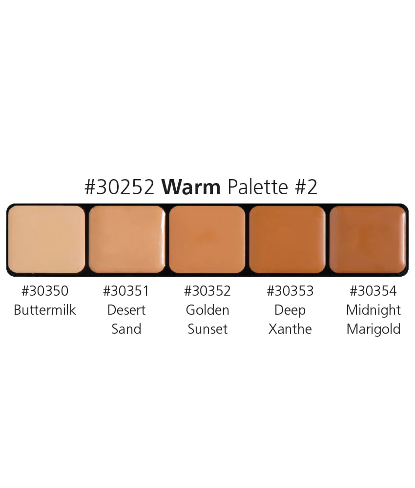 Graftobian HD Glam Creme Palette Warm #2 - 30252