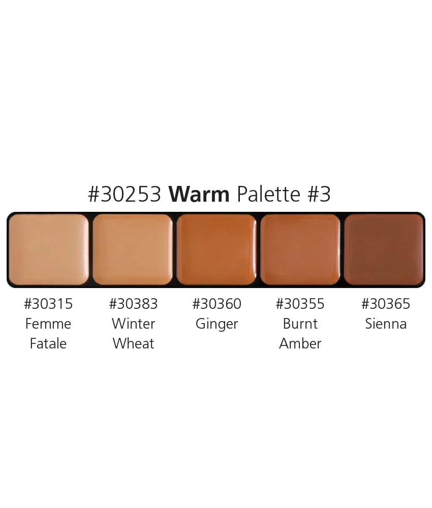 Graftobian HD Glam Creme Palette Warm #3 - 30253