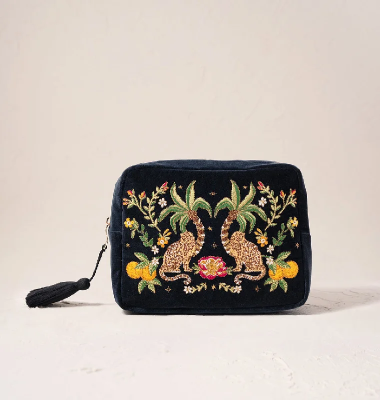 Tropical Jaguar Wash Bag