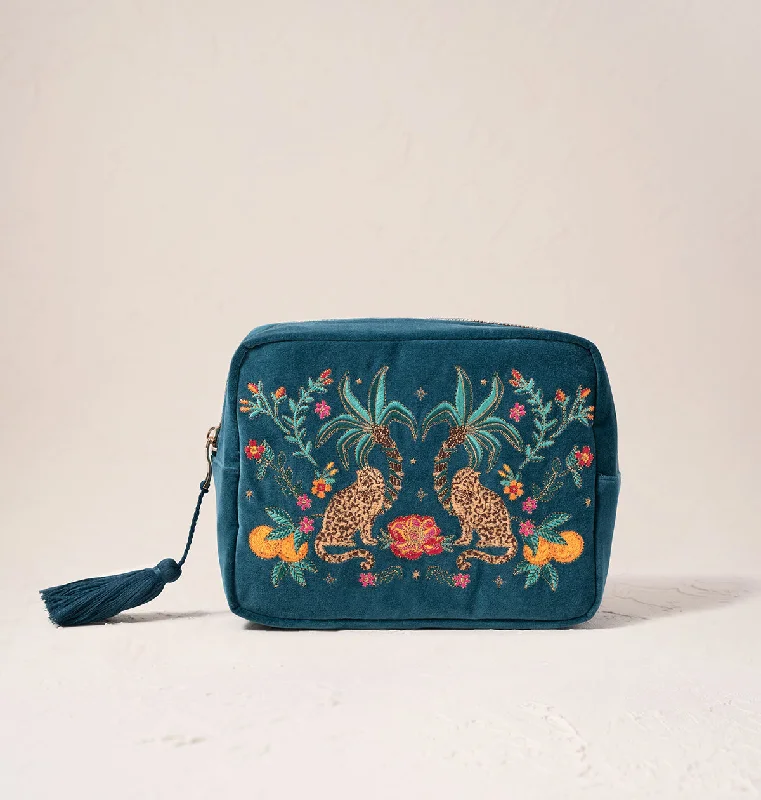 Tropical Jaguar Wash Bag