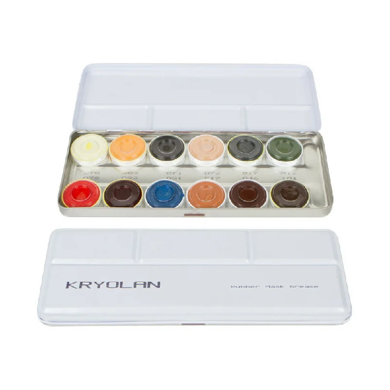 Kryolan Rubber Mask Grease B Palette