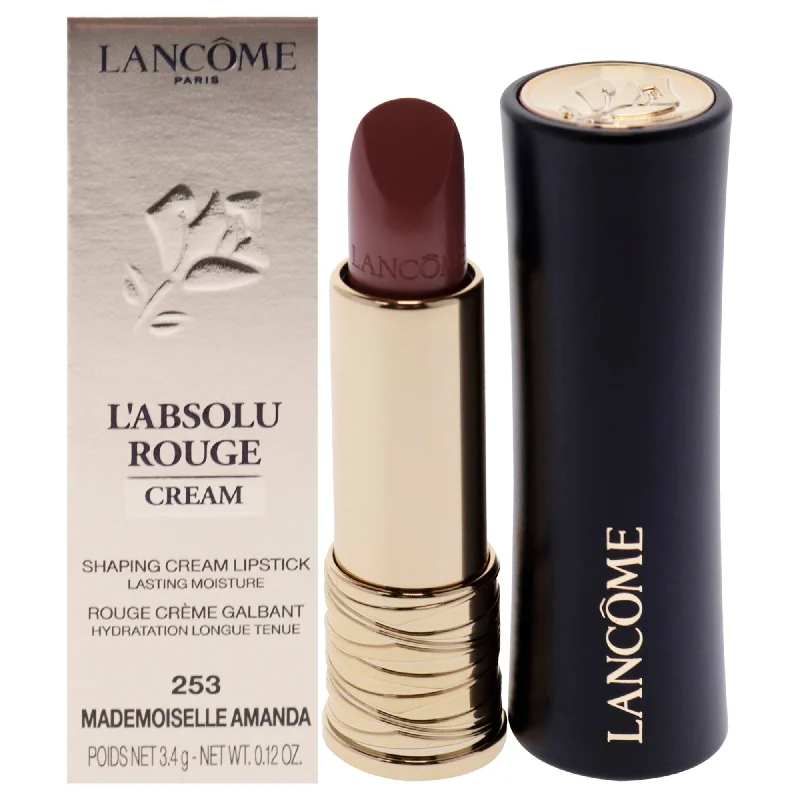 LAbsolu Rouge Cream Lipstick - 253 Mademoiselle Amanda by Lancome for Women - 0.12 oz Lipstick