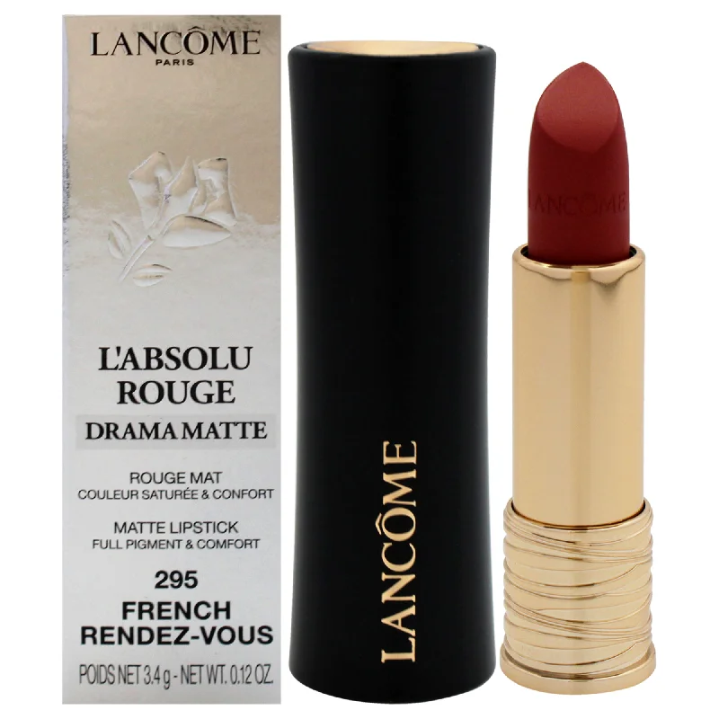 LAbsolu Rouge Drama Matte Lipstick - 295 French Rendezvous by Lancome for Women - 0.12 oz Lipstick