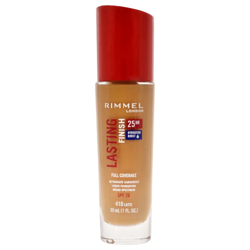 Lasting Finish 25Hr Full Coverage Foundation SPF 20 - 410 Latte by CoverGirl for Women - 1 oz Foundation