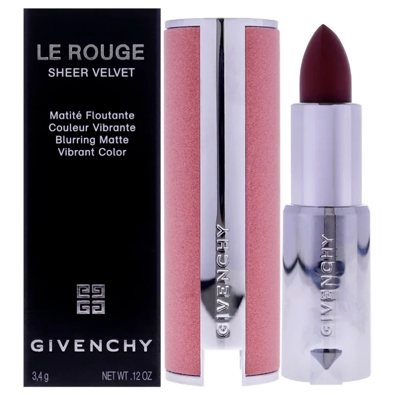 Le Rouge Sheer Velvet Matte Lipstick - N17 Rouge Erable by Givenchy for Women - 0.12 oz Lipstick