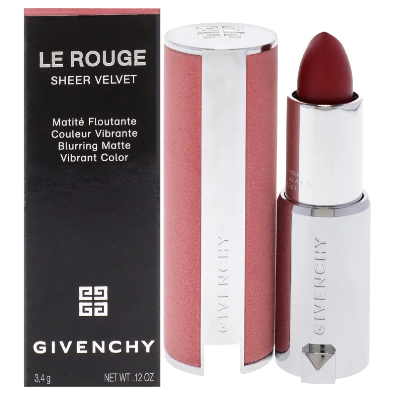 Le Rouge Sheer Velvet Matte Lipstick - N37 Rouge Graine by Givenchy for Women - 0.11 oz Lipstick