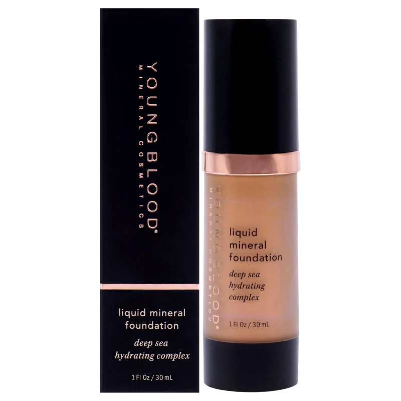 Liquid Mineral Foundation - Nutmeg by Youngblood for Women - 1 oz Foundation