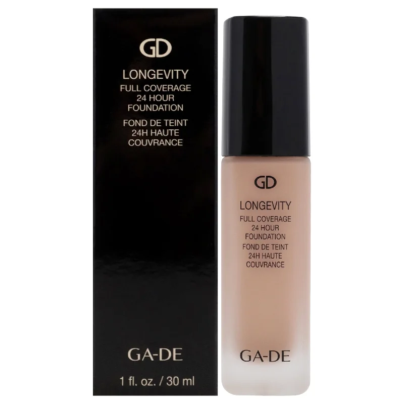 Longevity Full Coverage 24Hr Foundation - 551 Fair Beige by GA-DE for Women - 1 oz Foundation