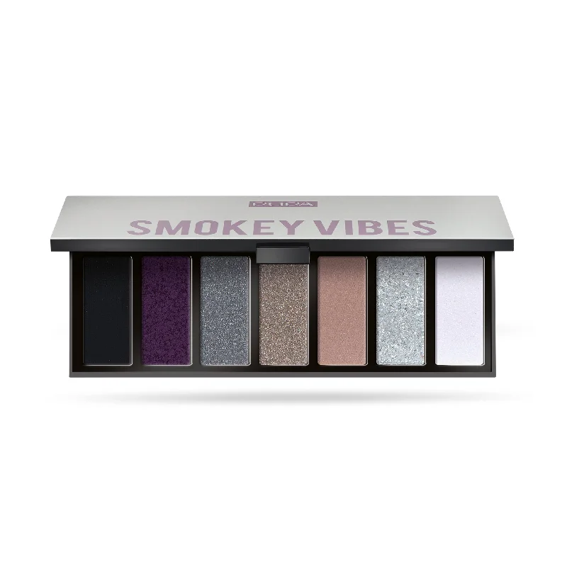 Make Up Stories Compact Palette - 002 Smokey Vibes by Pupa Milano for Women - 0.469 oz Eye Shadow