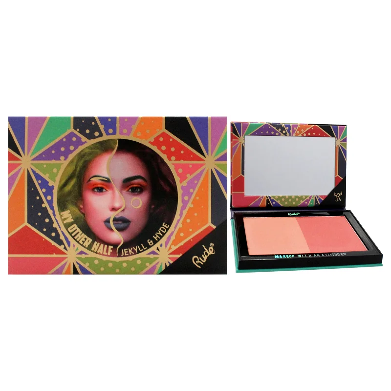 My Other Half Duo Shade Face Palette - Jekyll and Hyde by Rude Cosmetics for Women - 0.4 oz Makeup