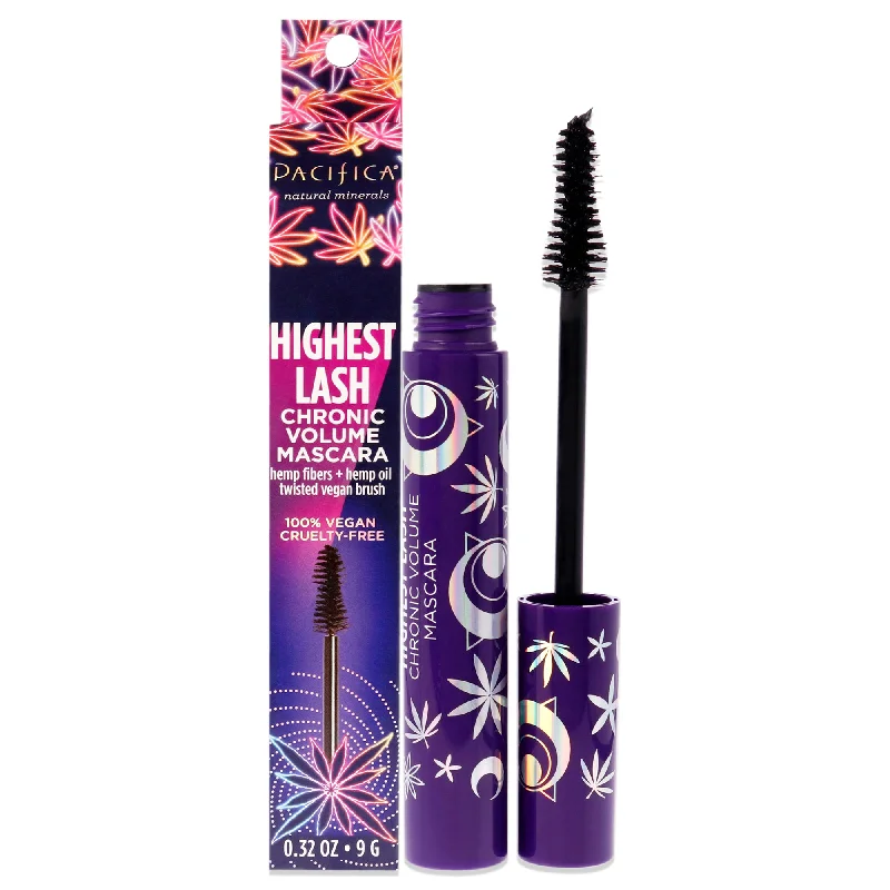 Pacifica Highest Lash Chronic Volume Mascara - Ultra Black For Women 0.32 oz Mascara