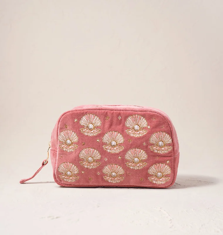 Pearl Shell Makeup Bag