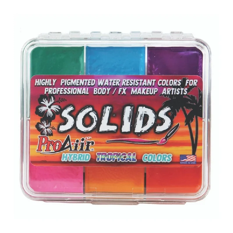 ProAiir Solids Hybrid Water Resistant Tropical Makeup Palette