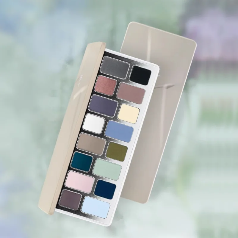 QianYan 16-Color Fog Garden Matte Eyeshadow Palette T4240