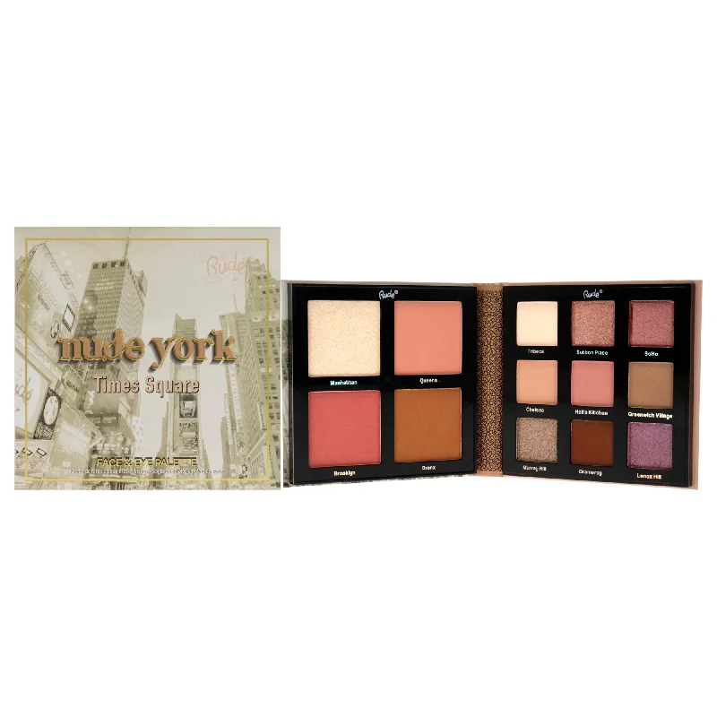 Rude Cosmetics Nude York Face and Eye Palette For Women 0.46 oz Makeup