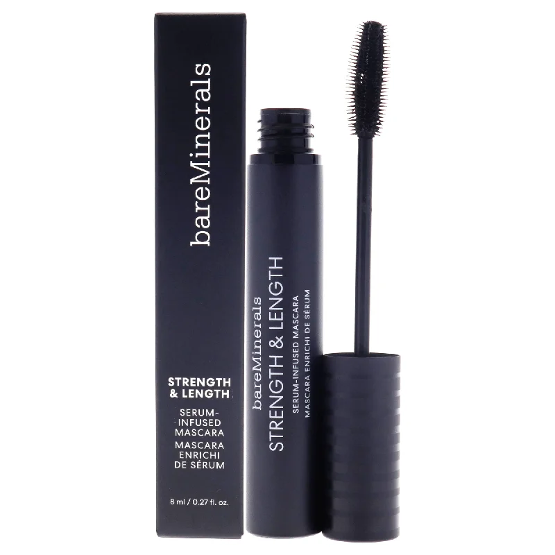 Strength and Length Serum-Infused Mascara - Exteme Black by bareMinerals for Women - 0.27 oz Mascara