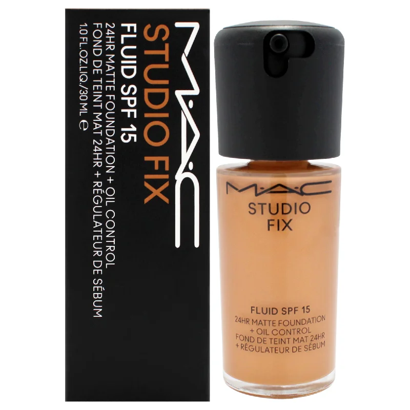 Studio Fix Fluid SPF 15 24Hr Matte Foundation Plus Oil Control - NW40 by MAC for Women - 1 oz Foundation