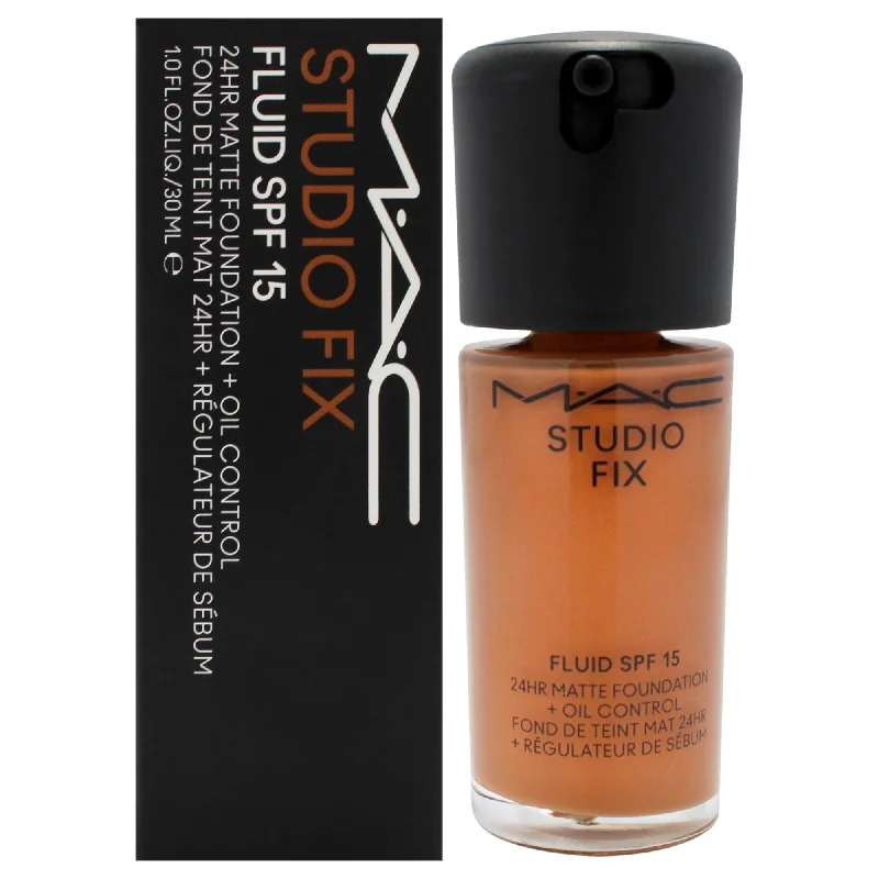 Studio Fix Fluid SPF 15 24Hr Matte Foundation Plus Oil Control - NW45 by MAC for Women - 1 oz Foundation