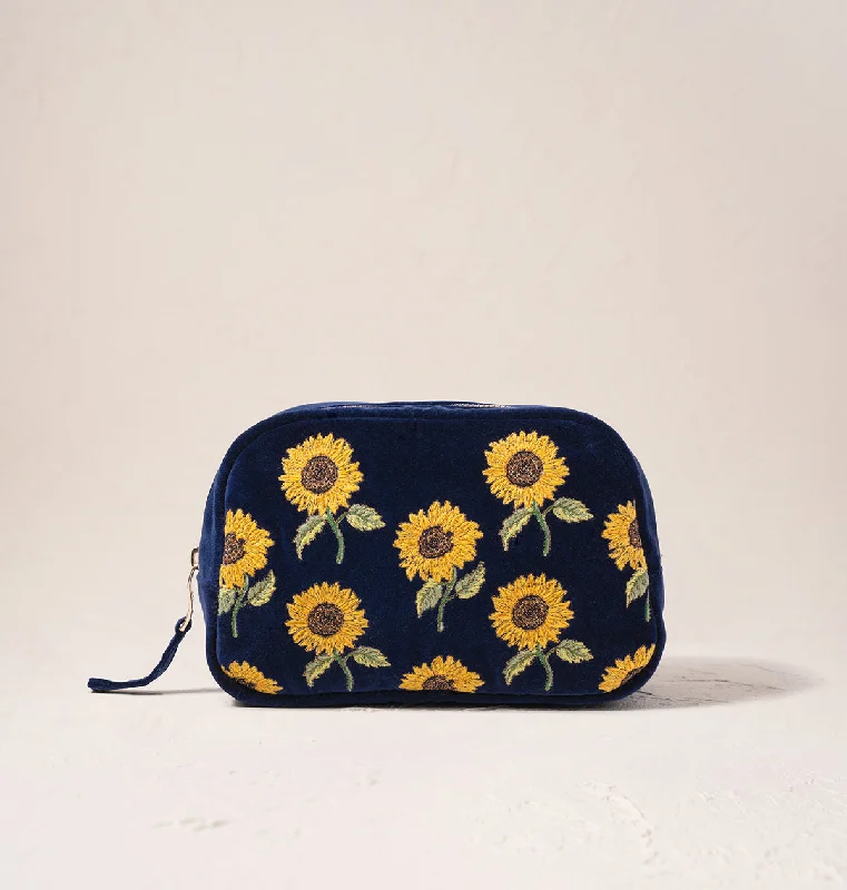 Sunflowers Makeup Bag