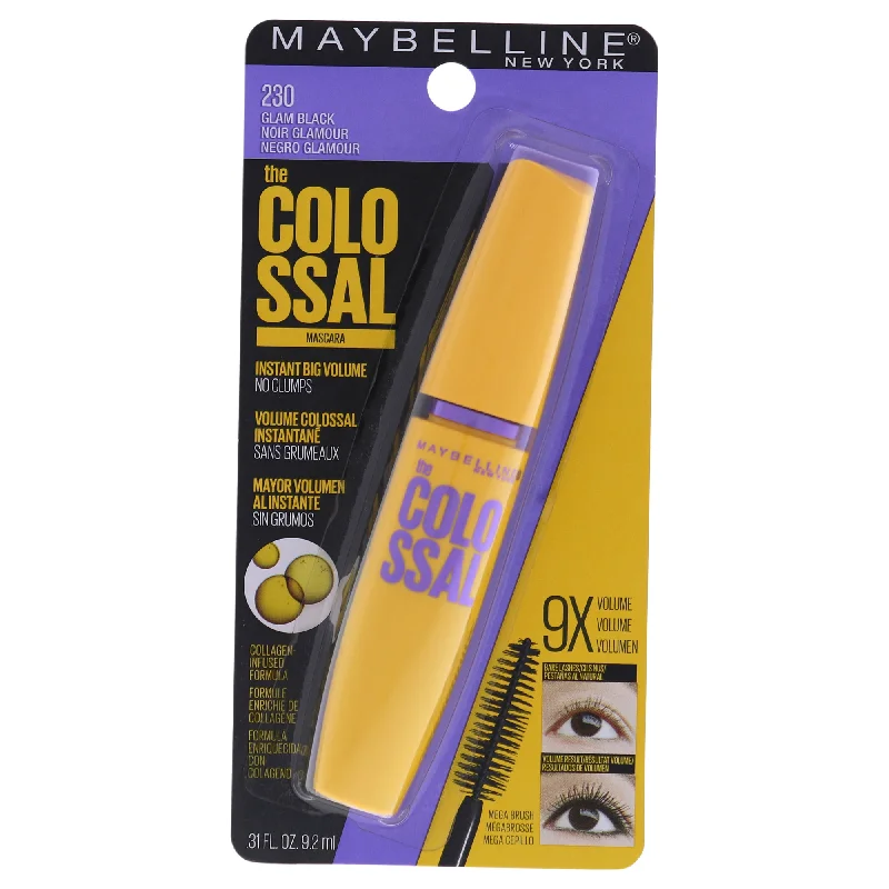 The Colossal Volum Express Mascara - # 230 Glam Black by Maybelline for Women - 0.31 oz Mascara