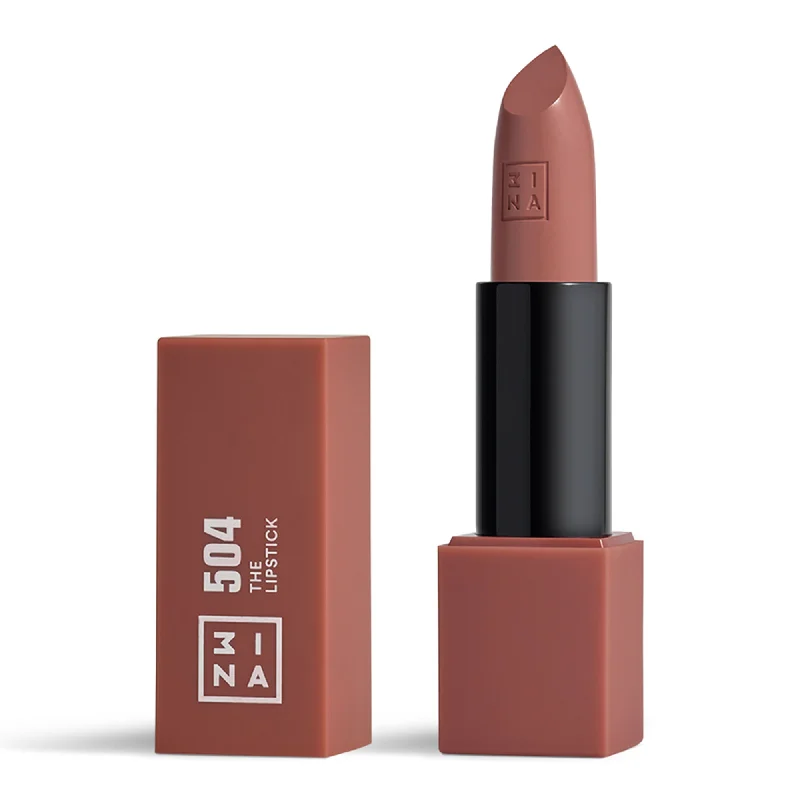 The Lipstick - 504 Red clay by 3Ina for Women - 0.16 oz Lipstick