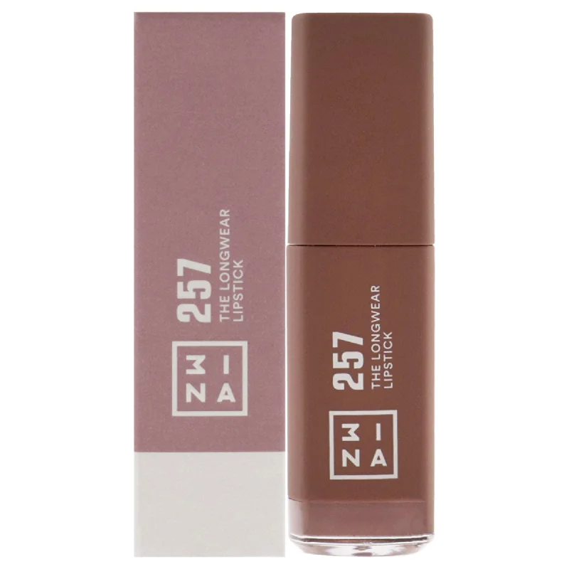 The Longwear Lipstick - 257 Wine Red by 3Ina for Women - 0.20 oz Lipstick