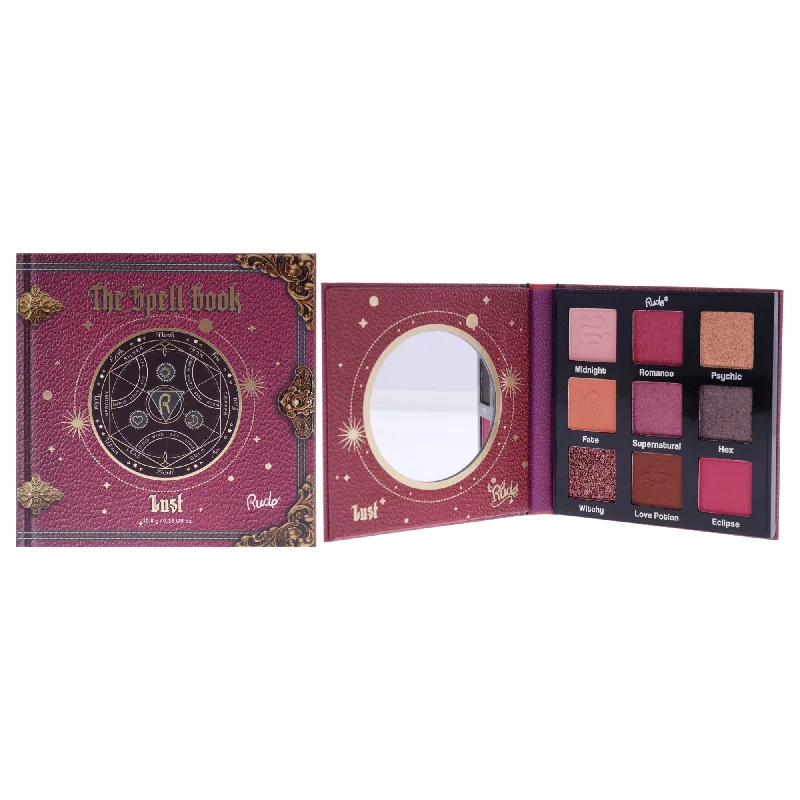 The Spell Book Palette - Lust by Rude Cosmetics for Women - 0.38 oz Eye Shadow