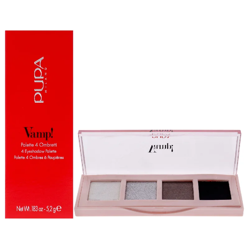 Vamp! 4 Eyeshadow Palette - 005 Intense Smoky by Pupa Milano for Women - 0.183 oz Eye Shadow