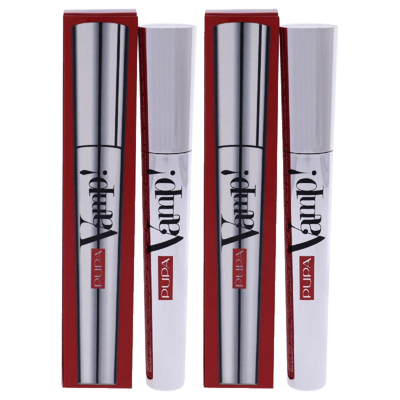 Vamp! Mascara - 100 Extra Black by Pupa Milano for Women - 0.32 oz Mascara - Pack of 2