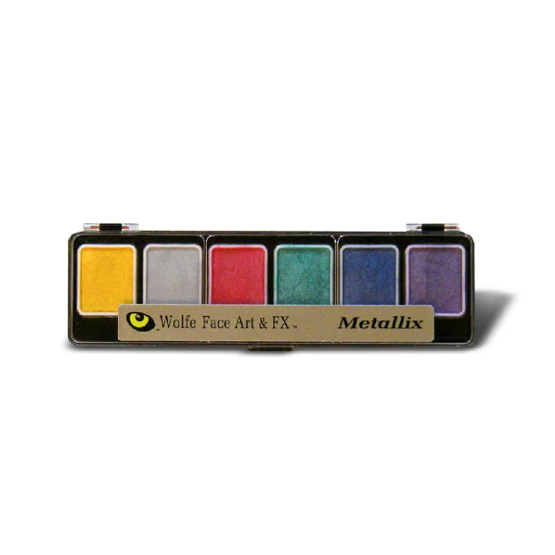 Wolfe Hydrocolor 6 Color Palette Metallix