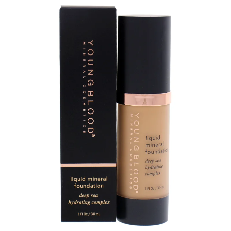 Youngblood Liquid Mineral Foundation - Golden Tan For Women 1 oz Foundation