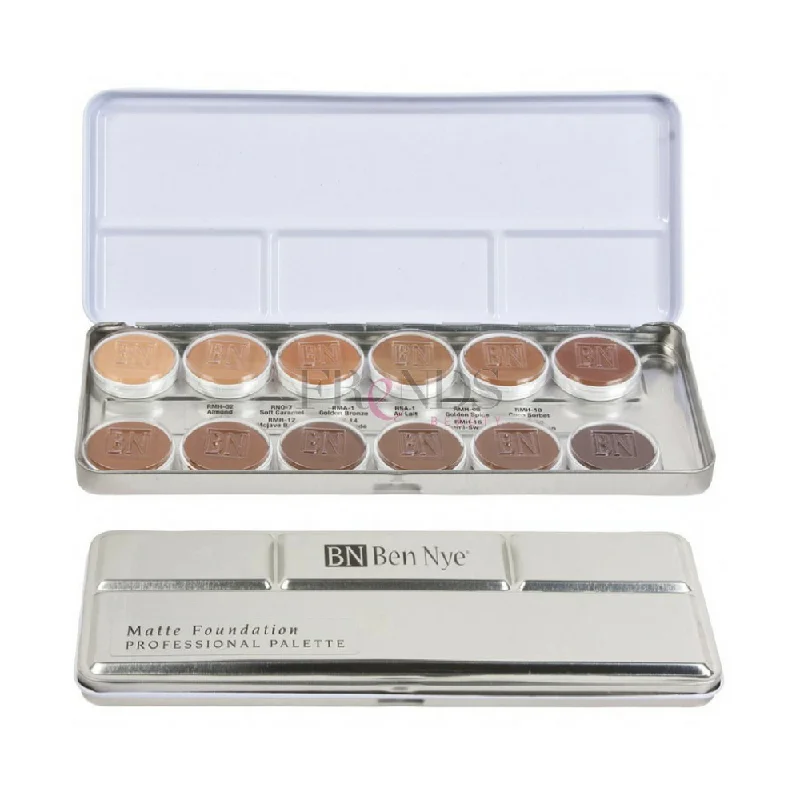 Ben Nye Olive-Brown Matte HD Palette BFP-12