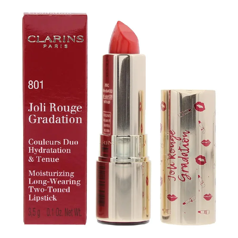 Clarins Joli Rouge Gradation 801 Coral Lipstick 3.5g