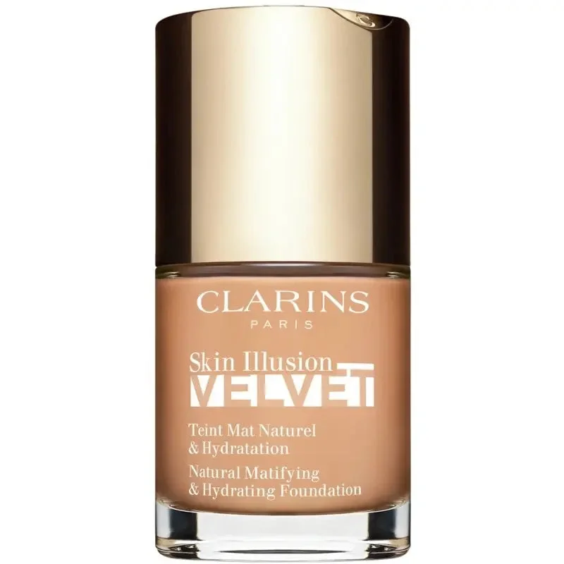 Clarins Skin Illusion Velvet Hydrating Mattifying Foundation 30ml 109C Wheat